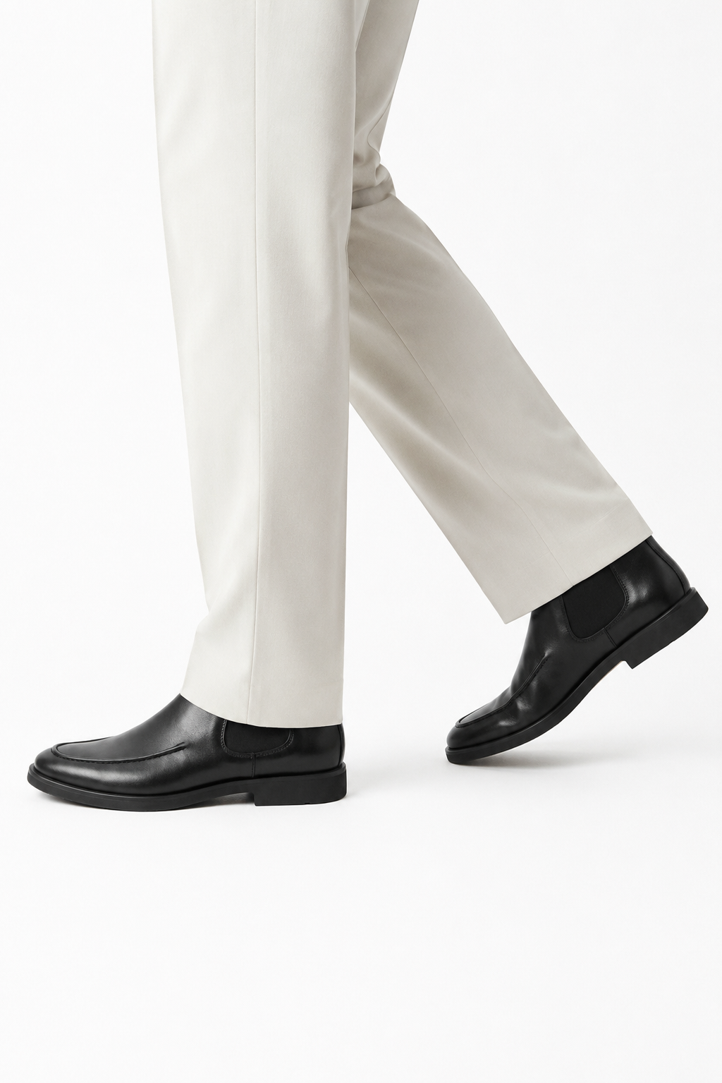 Leather Chelsea Boot — Black — Ankle Boots