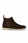 Suede Chelsea Boot — Coffee Brown — Ankle Boots