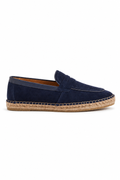 Horsebit Espadrille Loafer — Midnight Blue — Loafers