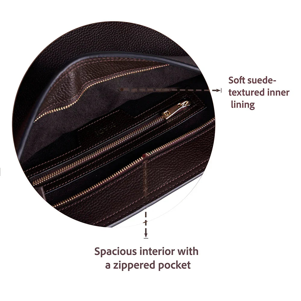 Women's Leather Bag – Genuine leather – view 10