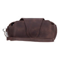 Leather Glasses Case in Dark Brown