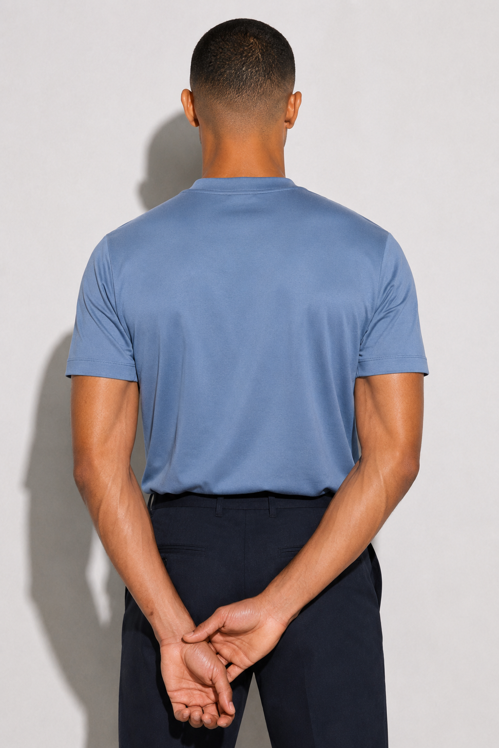 Mercerized T-shirt — Dust Blue — Mercerized Cotton T-shirts
