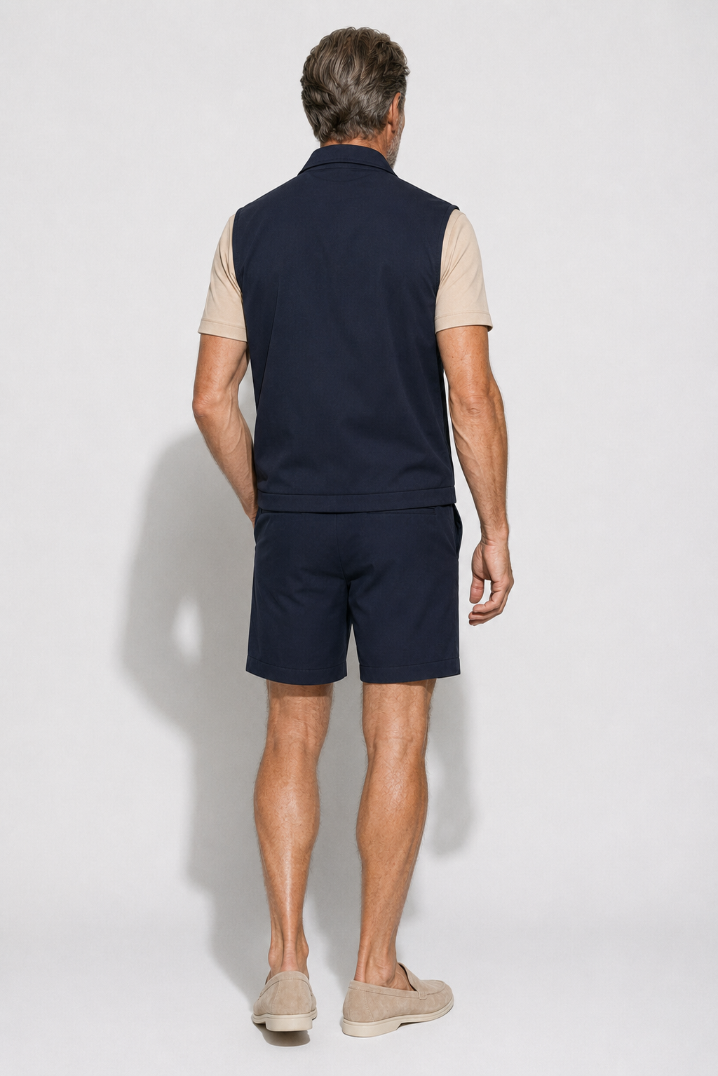 Travel Shorts Set — Navy — Travel sets with shorts