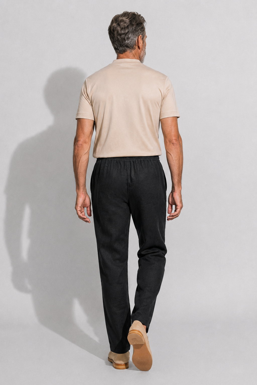 Linen Trousers — Black — Linen Trousers