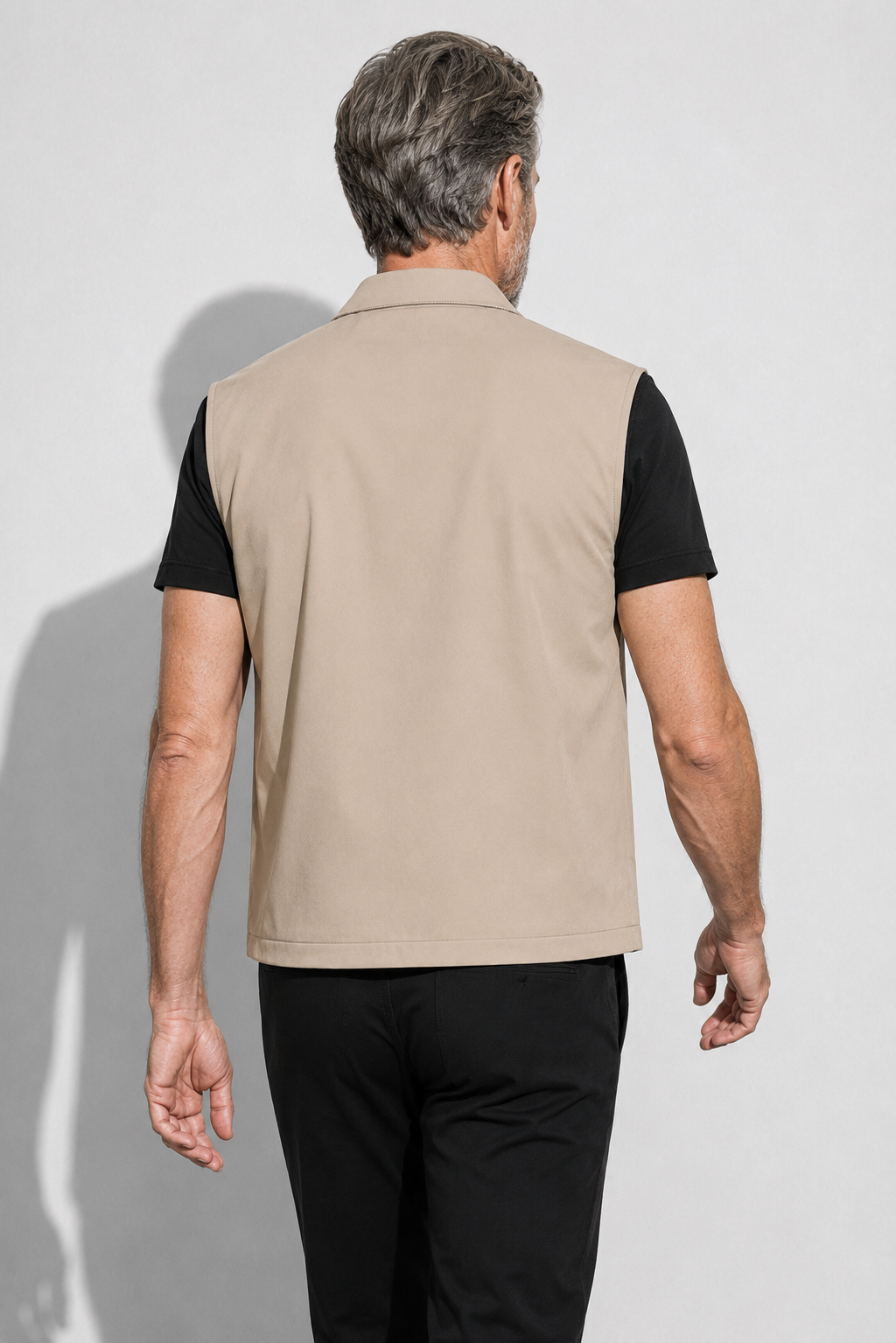 Windproof Gilet — Beige — Technical gilets
