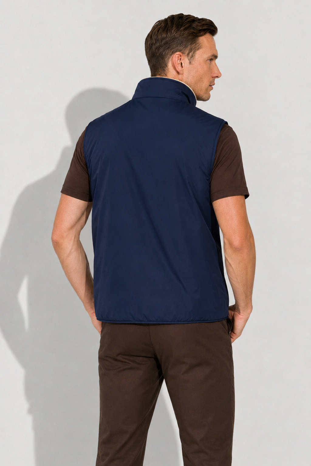 Reversible Padded Gilet — Navy — Heavyweight Reversible Bodywarmers