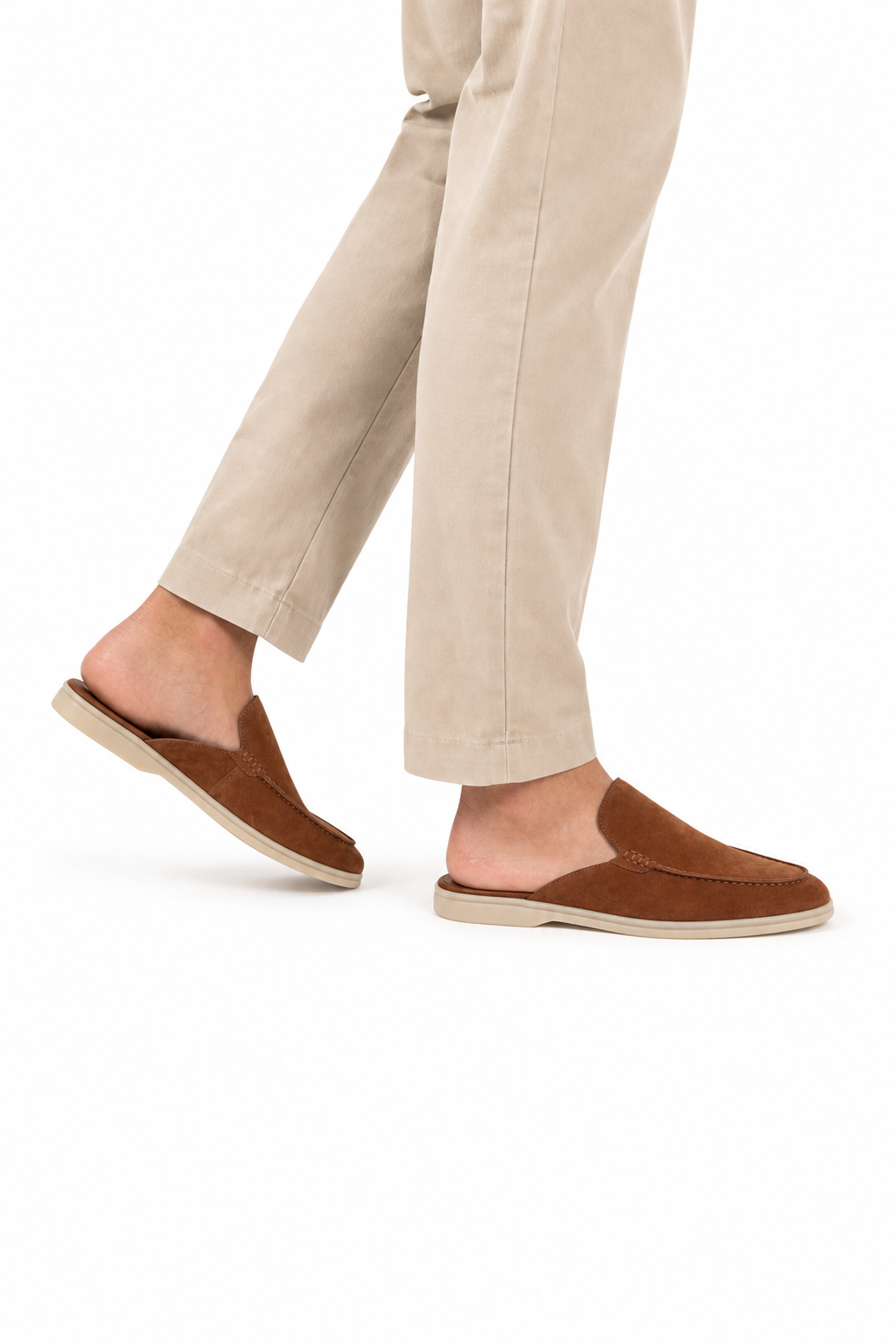 Suede Mule — Cognac — Mules