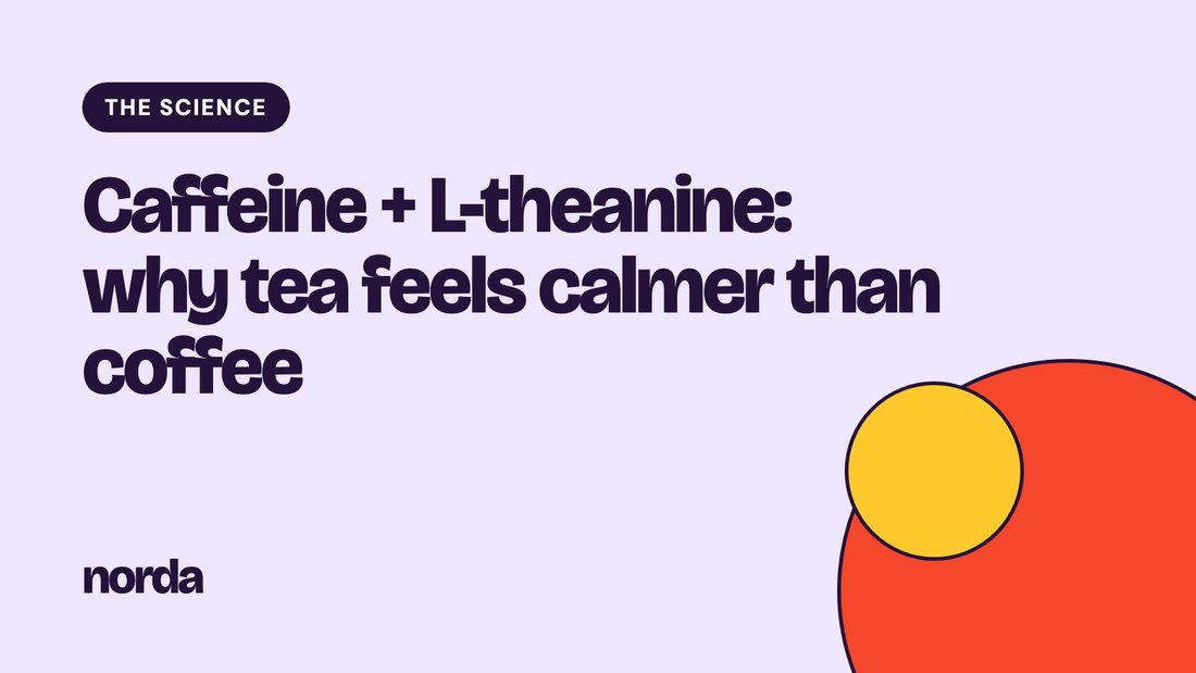 Caffeine + L-theanine: why tea feels calmer than coffee