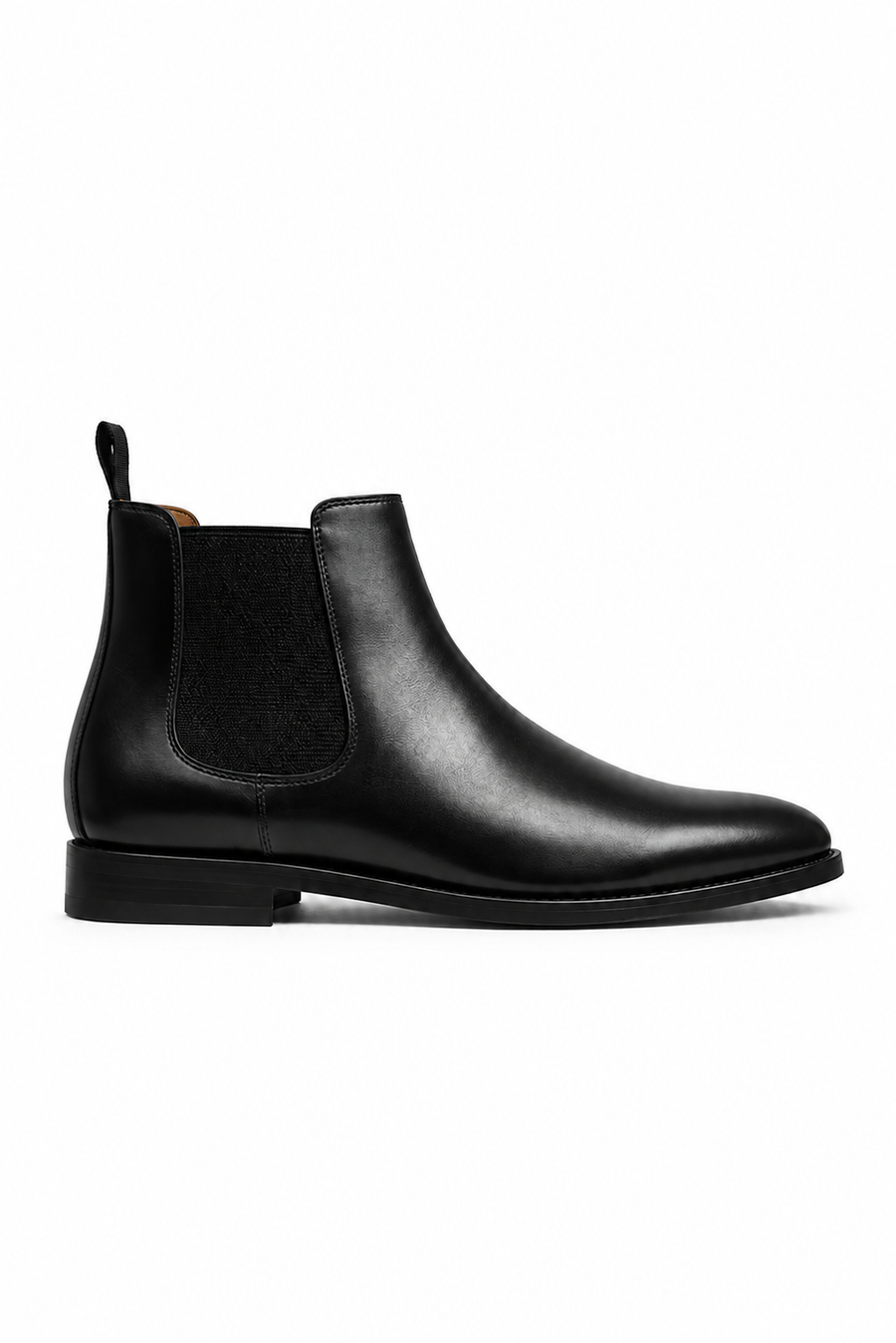 Suede Chelsea Boot — Black — Ankle Boots