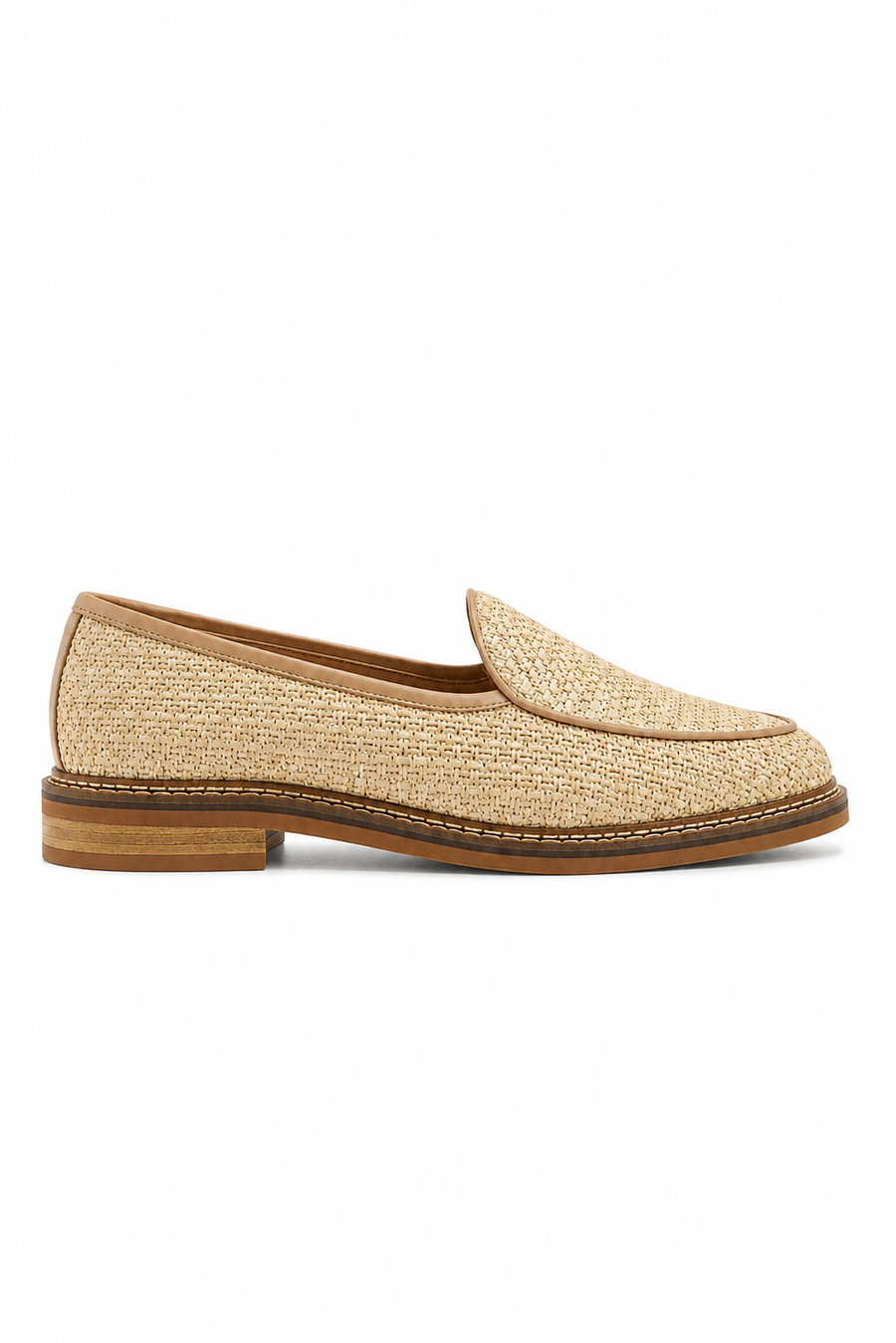 Textured Loafer — Golden Beige — Loafers