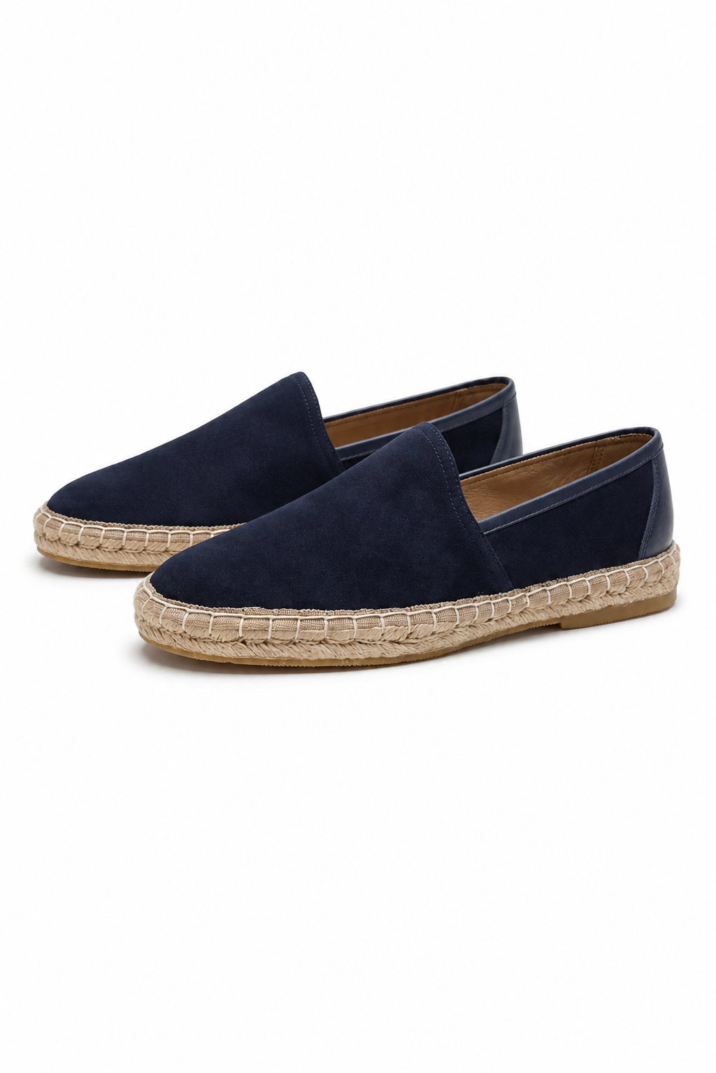 Minimal Espadrille Loafer — Navy Blue — Loafers
