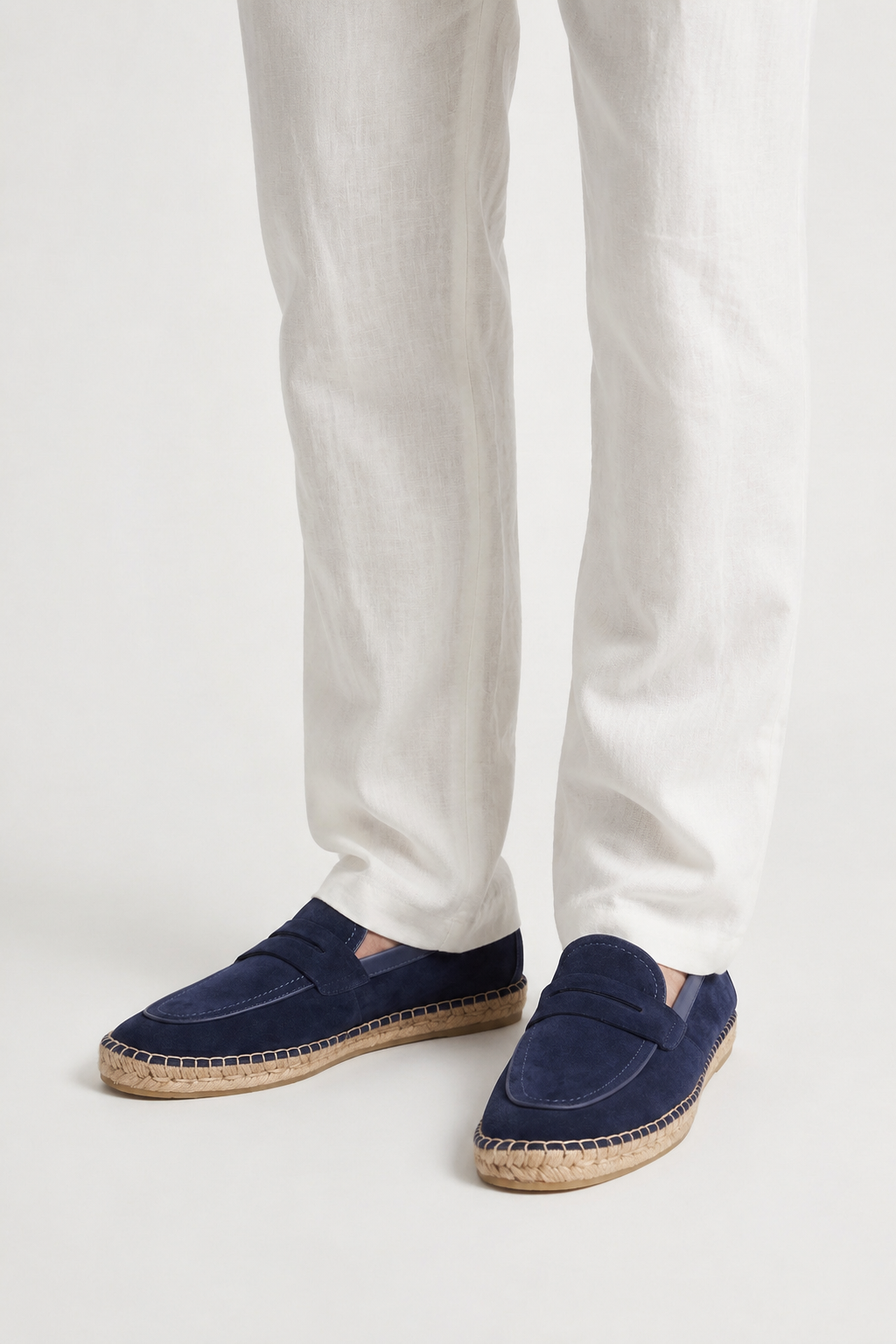 Horsebit Espadrille Loafer — Midnight Blue — Loafers