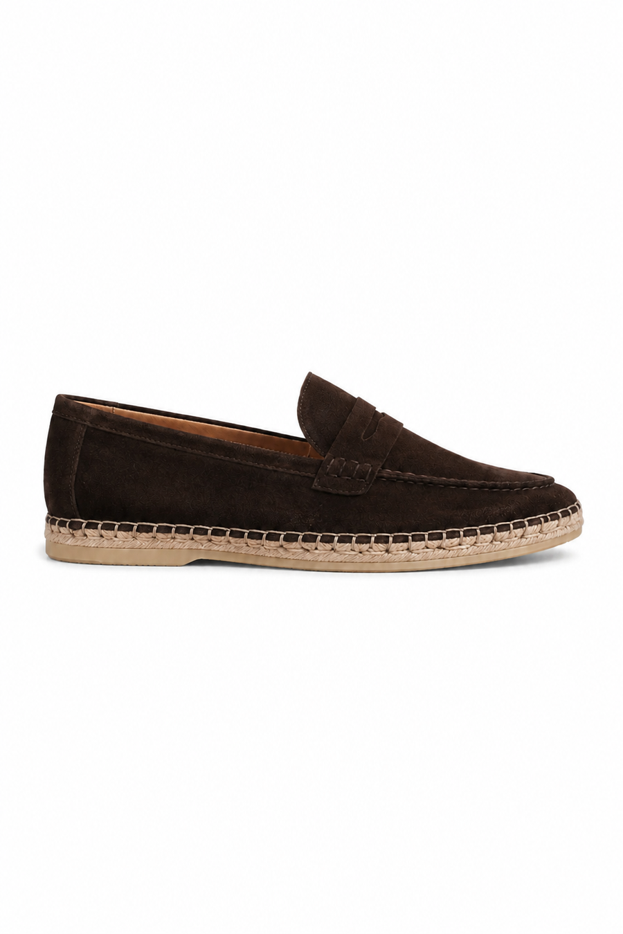 Horsebit Espadrille Loafer — Coffee Brown — Loafers
