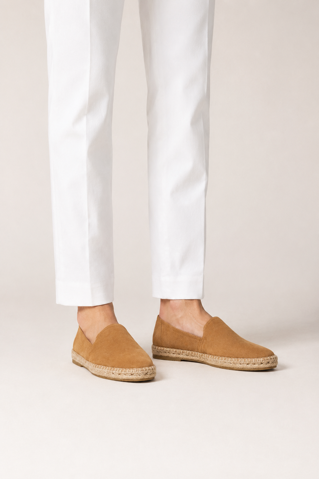 Minimal Espadrille Loafer — Camel — Loafers