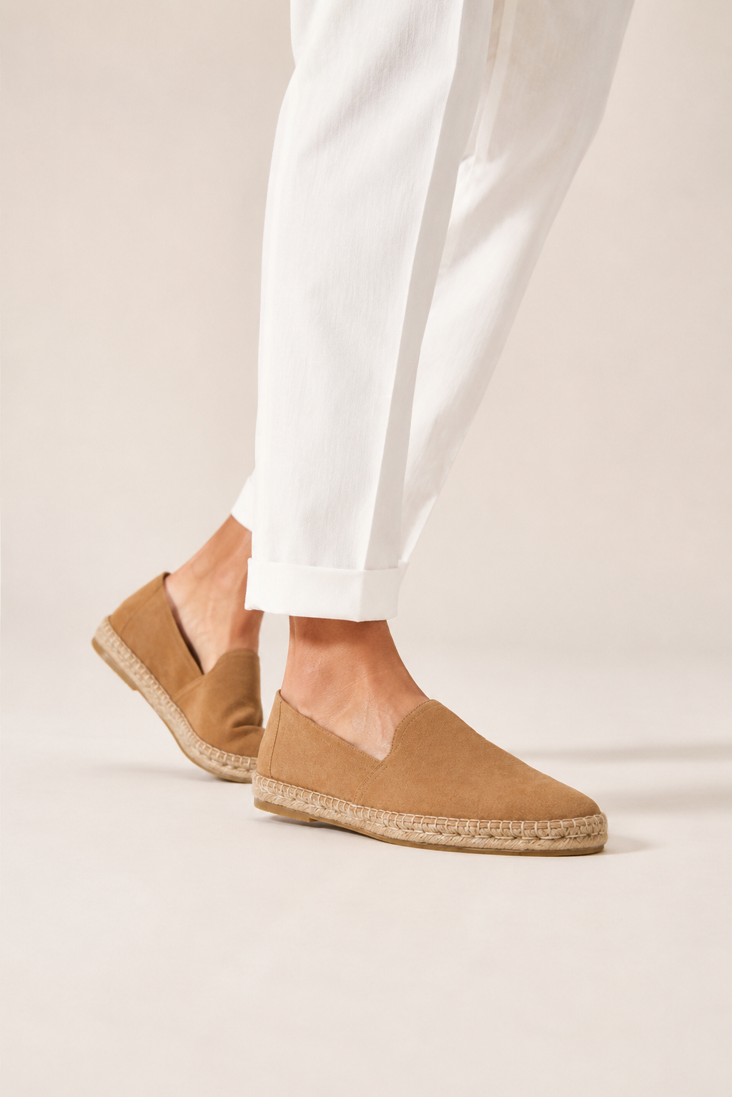 Minimal Espadrille Loafer — Camel — Loafers
