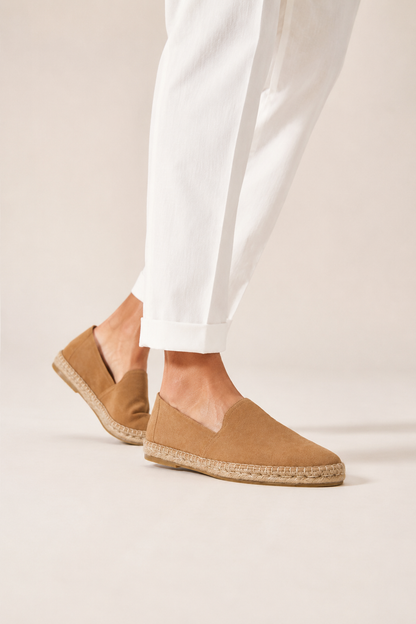 Minimal Espadrille Loafer — Camel — Loafers