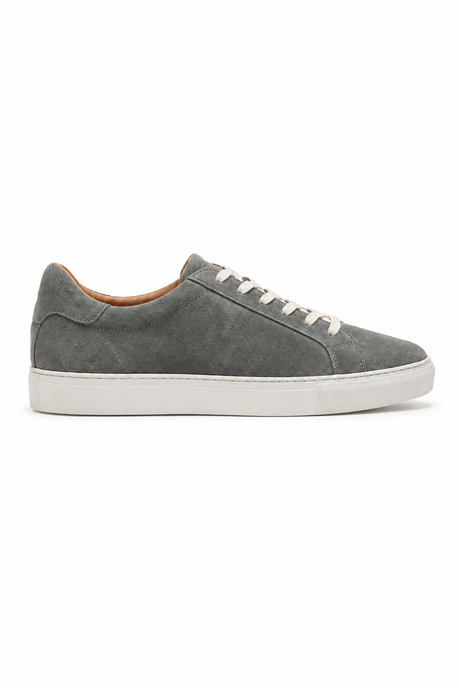 Low-top Suede Sneaker — Grey — Sneakers