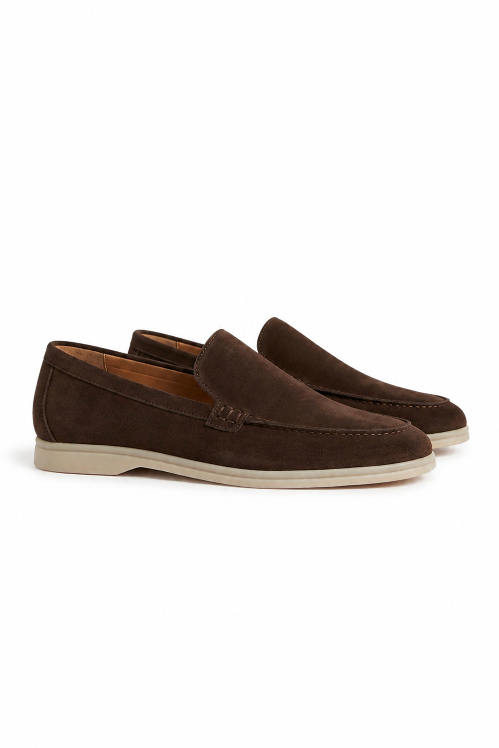 Suede Loafer — Dark Brown — Loafers
