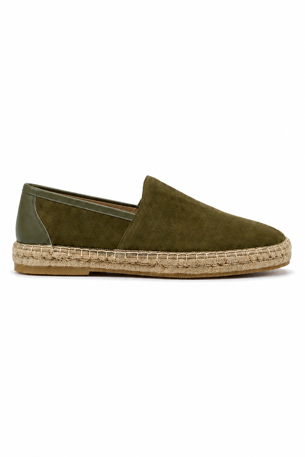 Minimal Espadrille Loafer — Army Green — Loafers
