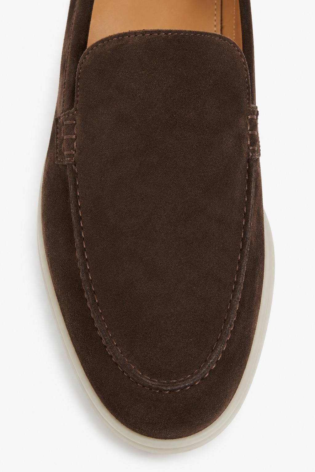 Suede Loafer — Dark Brown — Loafers