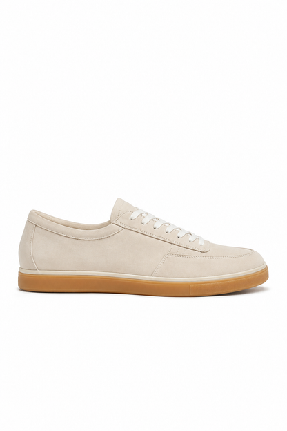 Gum-sole Suede Sneaker — Oat — Sneakers