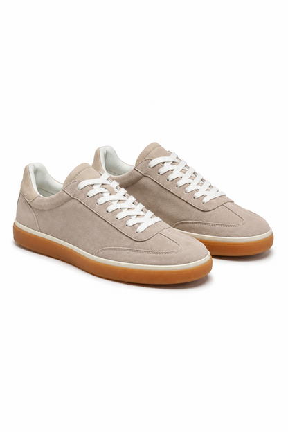 Gum-sole Suede Sneaker — Oat — Sneakers