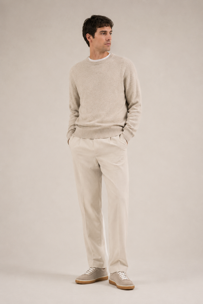 Gum-sole Suede Sneaker — Oat — Sneakers