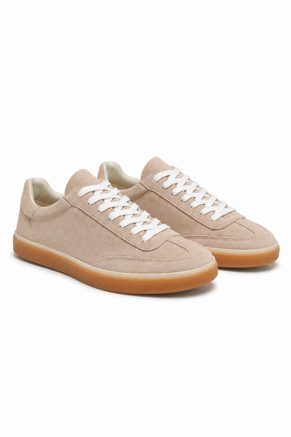 Gum-sole Suede Sneaker — Golden Beige — Sneakers