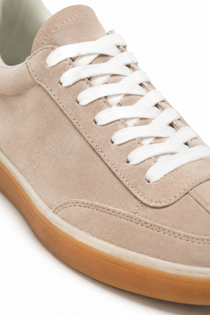 Gum-sole Suede Sneaker — Golden Beige — Sneakers