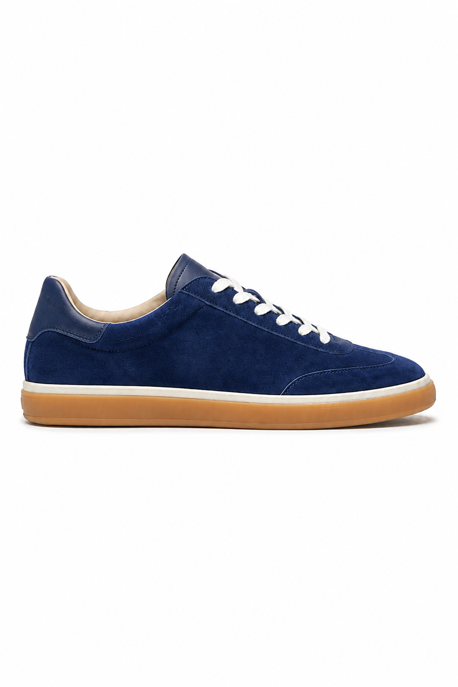 Gum-sole Suede Sneaker — Royal Blue — Sneakers