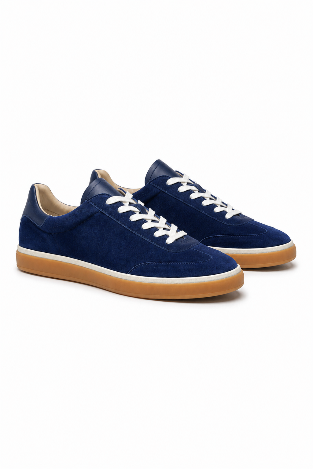Gum-sole Suede Sneaker — Royal Blue — Sneakers