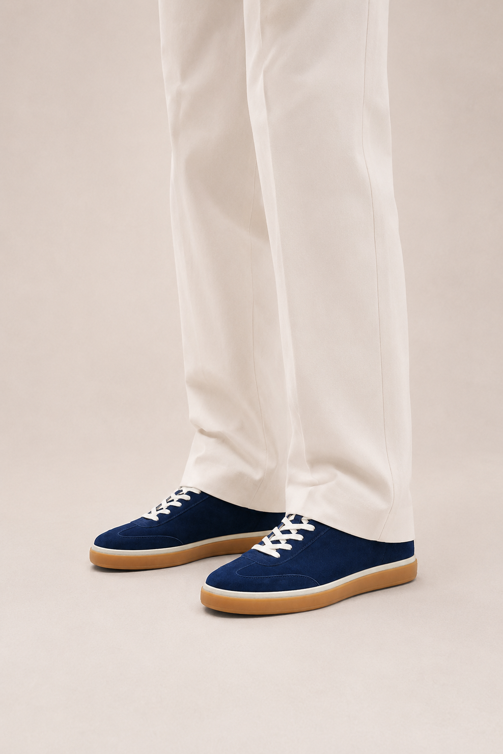 Gum-sole Suede Sneaker — Royal Blue — Sneakers