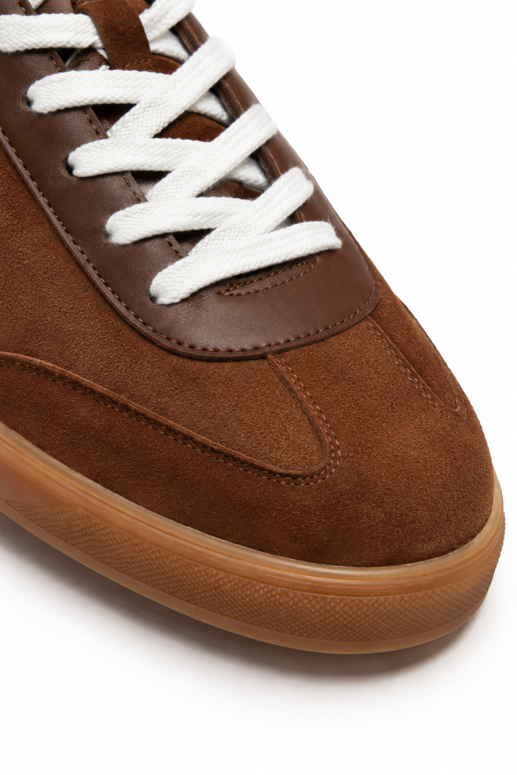 Gum-sole Suede Sneaker — Coffee Brown — Sneakers