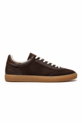 Gum-sole Suede Sneaker — Dark Brown — Sneakers