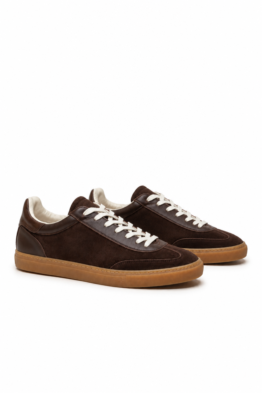 Gum-sole Suede Sneaker — Dark Brown — Sneakers