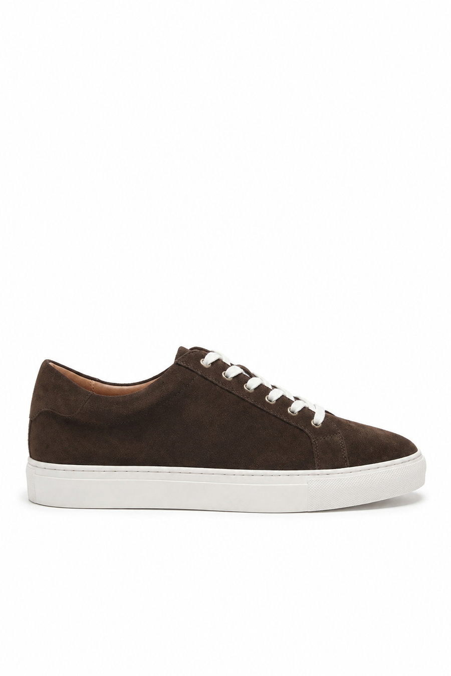 Low-top Suede Sneaker — Coffee Brown — Sneakers