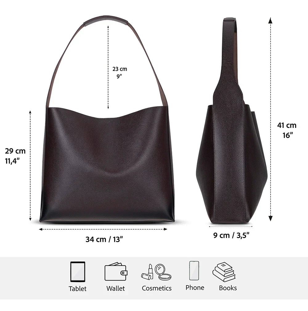 Women's Leather Bag – Full-grain leather – view 8