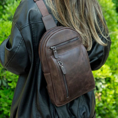 Leather Crossbody Bag – Full-grain leather – view 6