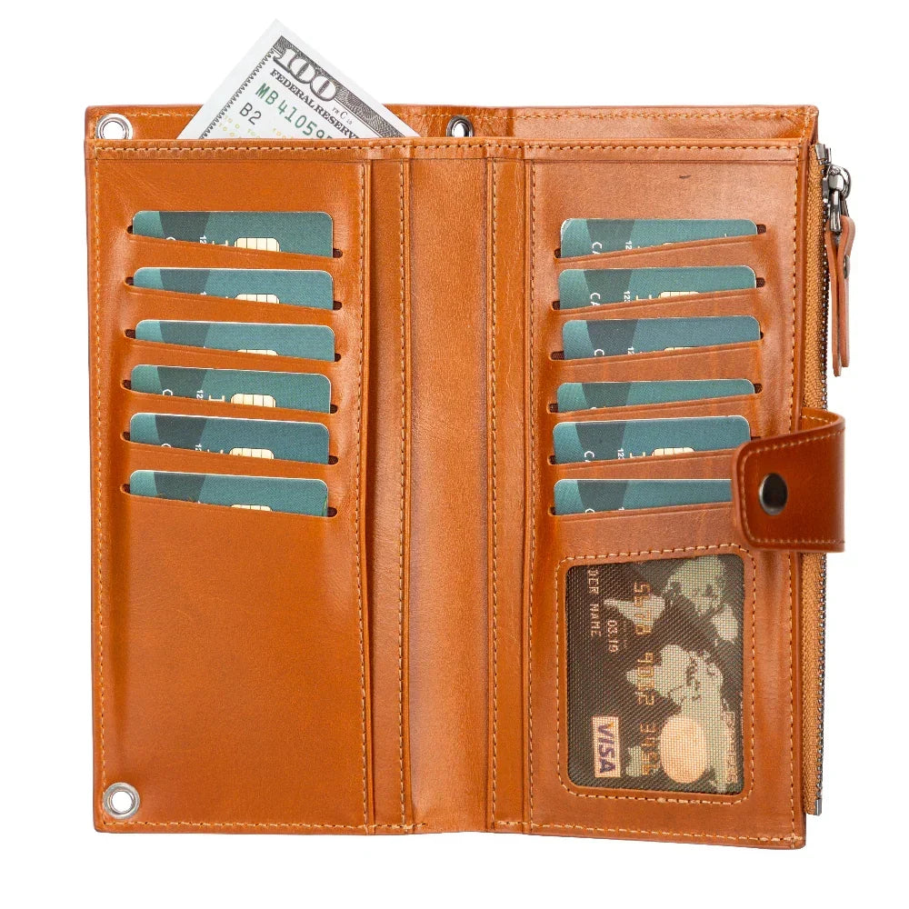 Leather Crossbody Phone Bag – Full-grain leather – view 4