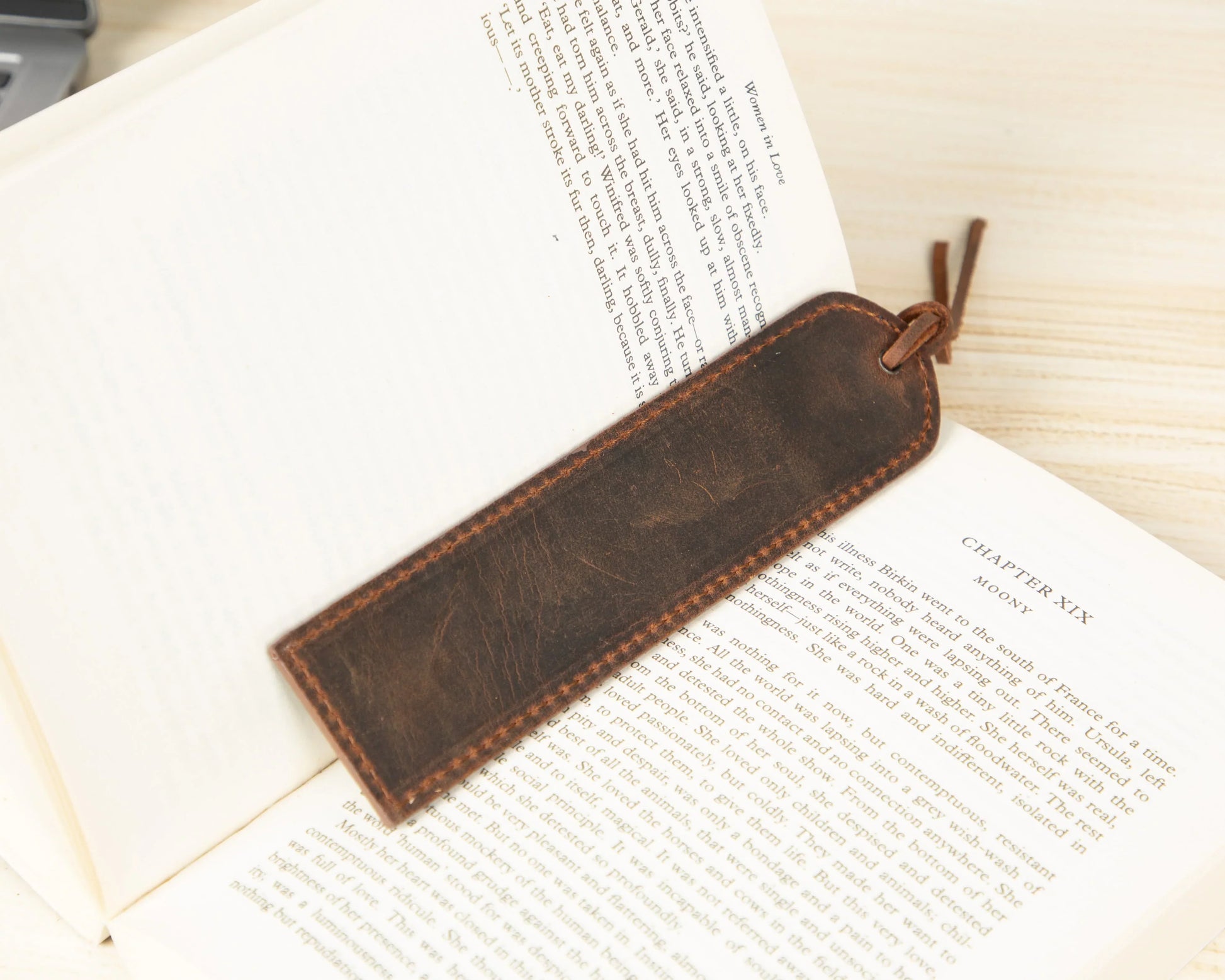 Leather Bookmark – Full-grain leather – view 5