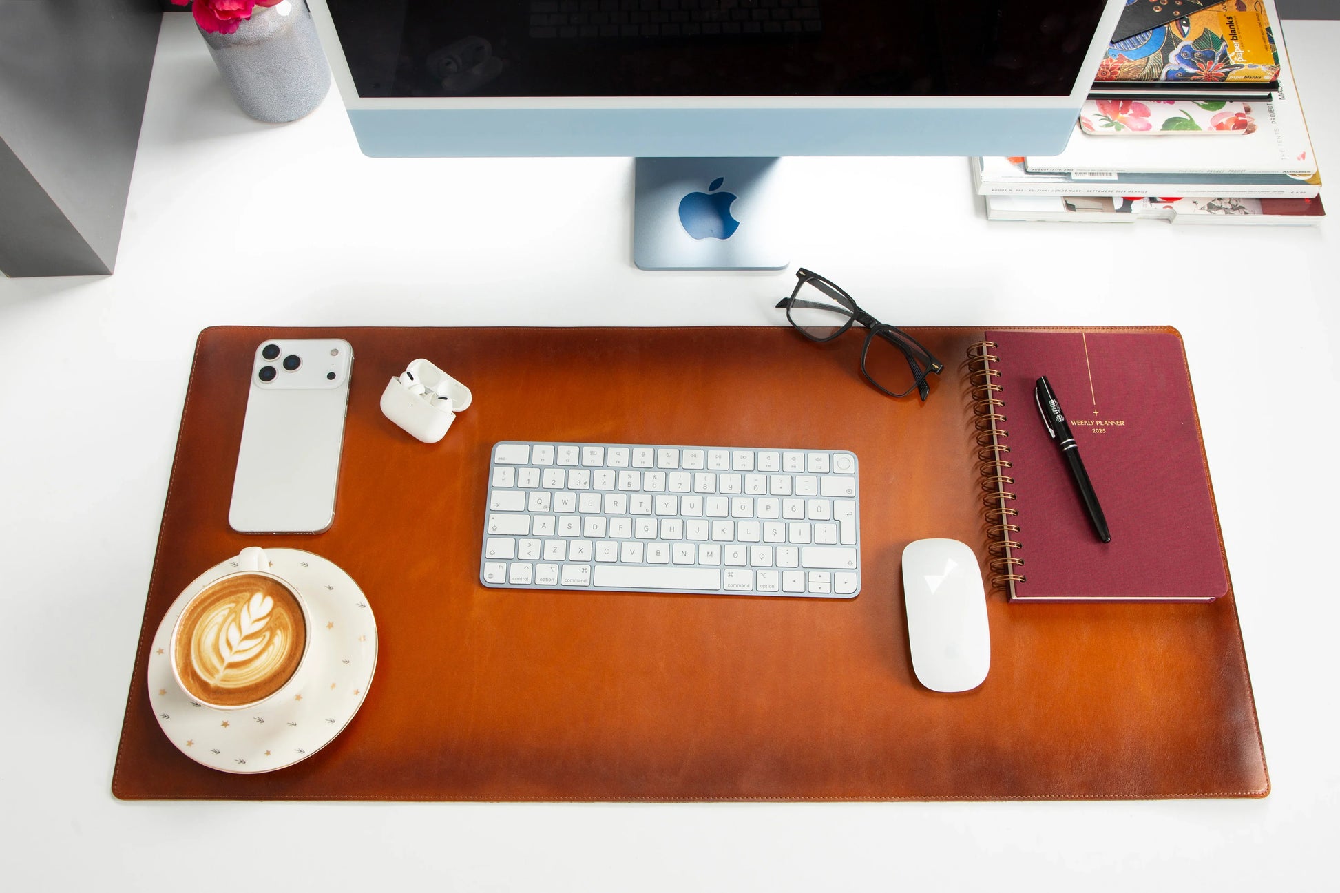 Leather Desk Mat – Full-grain leather – view 2