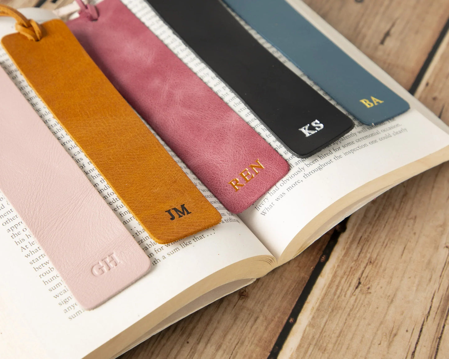 Leather Bookmark – Full-grain leather – view 4