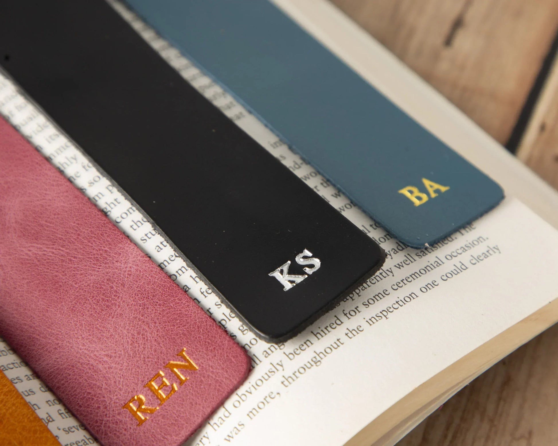 Leather Bookmark – Full-grain leather – view 5