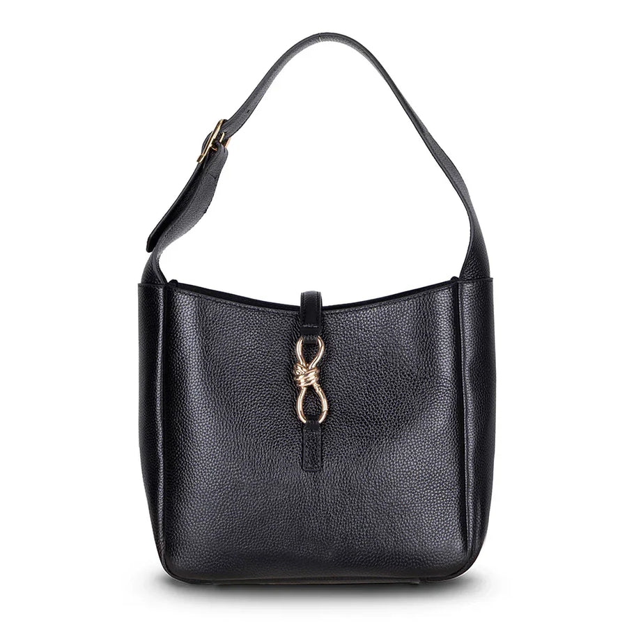Women's Leather Bag in Black