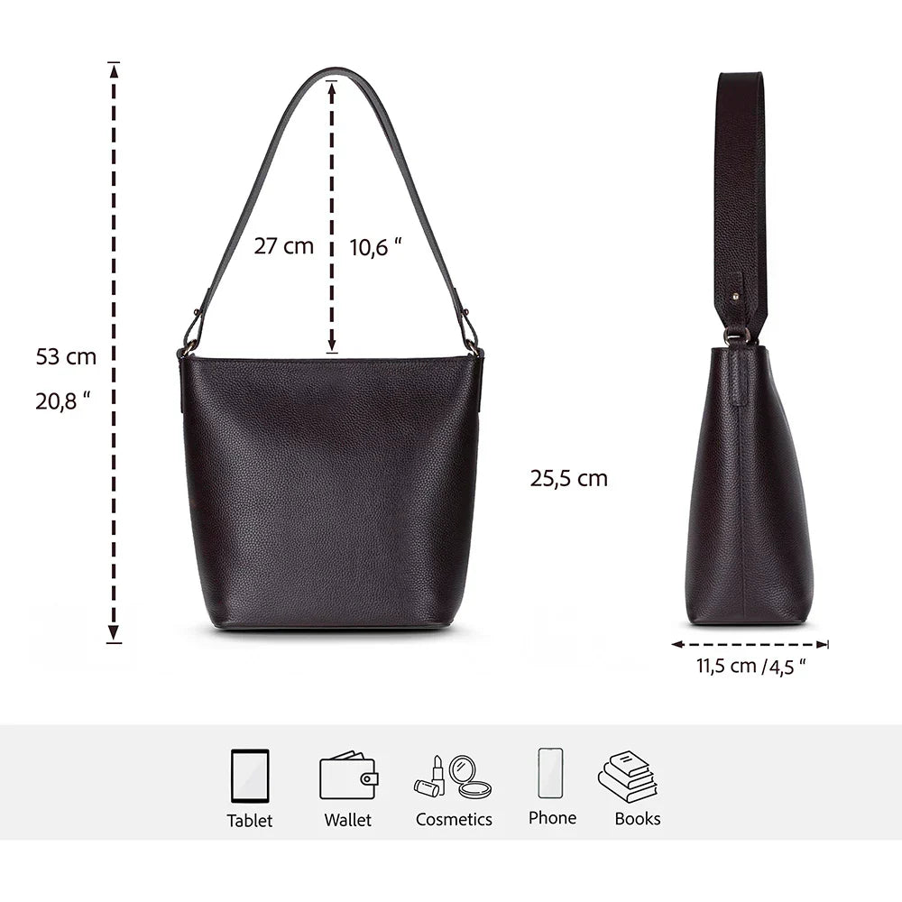 Women's Leather Bag – Genuine leather – view 7