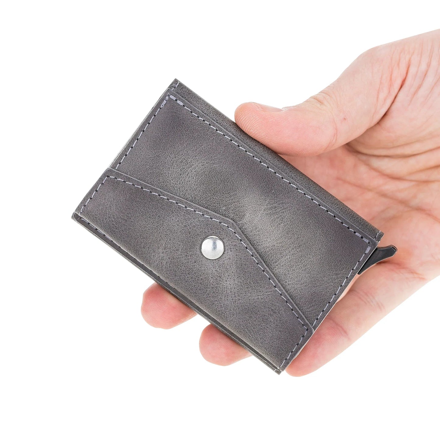Leather Card Holder – Full-grain leather – view 4