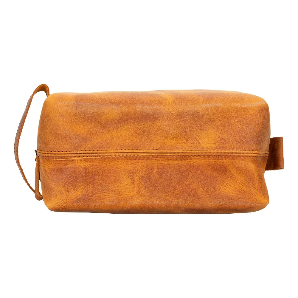 Leather Wash Bag – Full-grain leather – view 3