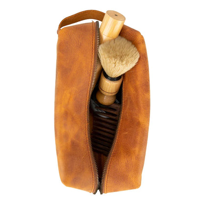 Leather Wash Bag – Full-grain leather – view 7