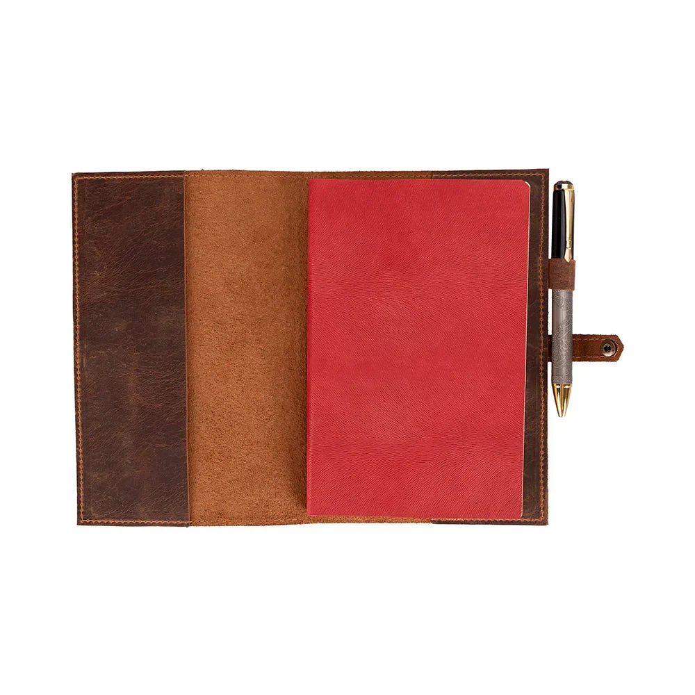Leather Journal Cover in Tan Brown