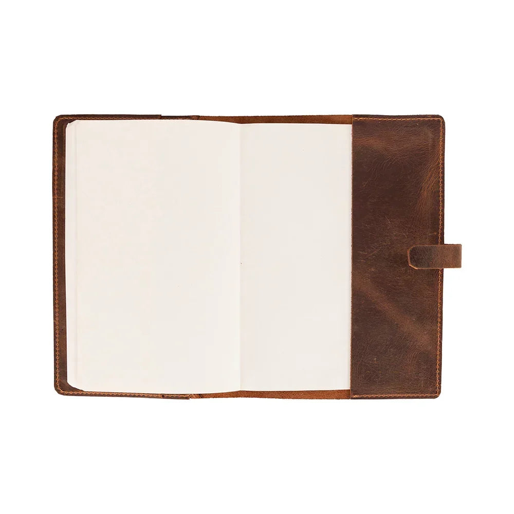 Leather Journal Cover in Tan Brown